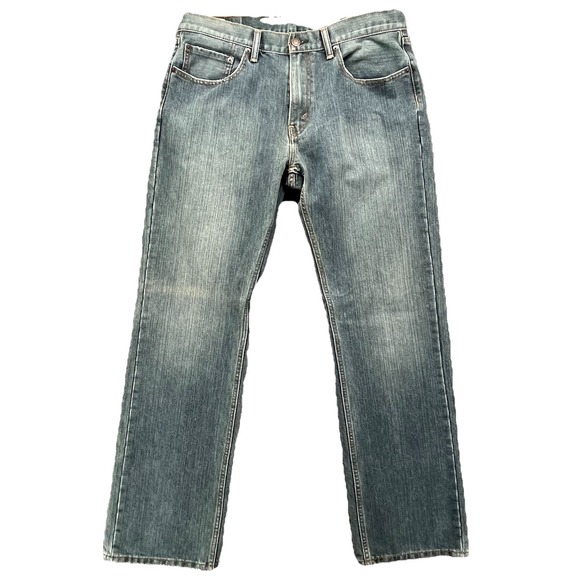 Levi's 559 Relaxed Straight Medium Fade Stretch Denim Jeans Men's 34x34 R Tab - Picture 1 of 8